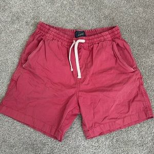Red J Crew dock short. Men’s small 6’’